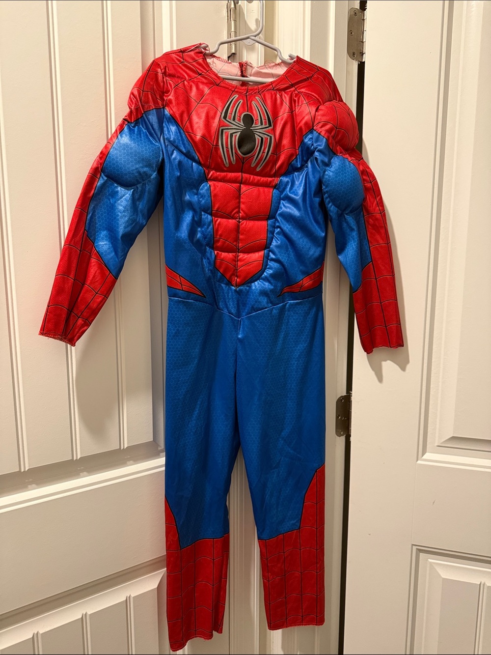 Kids Red and Blue Spider Superhero Costume - Muscle Chest
